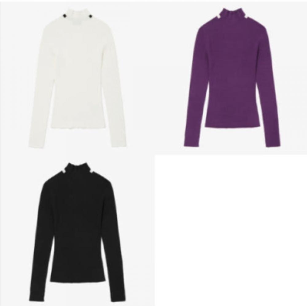 The NorTh Face Women Greenfield Long Sleeve TurTleneck T shirT nT7xq30 IVO(IVORY)/85(S)
