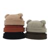 1pc Unisex Skullcap Beanie Rolled Cuff Hat No Brim Hats With Adjustable