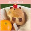 Adorable Plush Capybara Keychain Soft Toy  Bags Featuring Cute Design