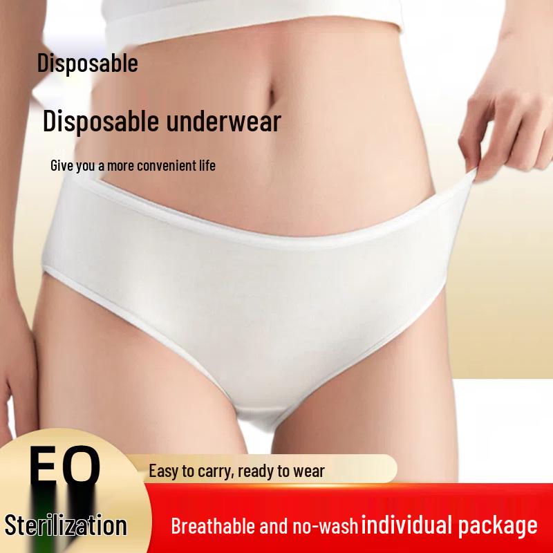 

Стерильные одноразовые дорожные трусы для женщин - Не требующие стирки, больших размеров, послеродовые, подходящие для беременных. 5-Pack, Sterile, Skin-friendly, 4XL