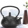 3pcs Double Dragon Cast Iron Teapot With Filter And Cover Uncoated Teapot  Home Use