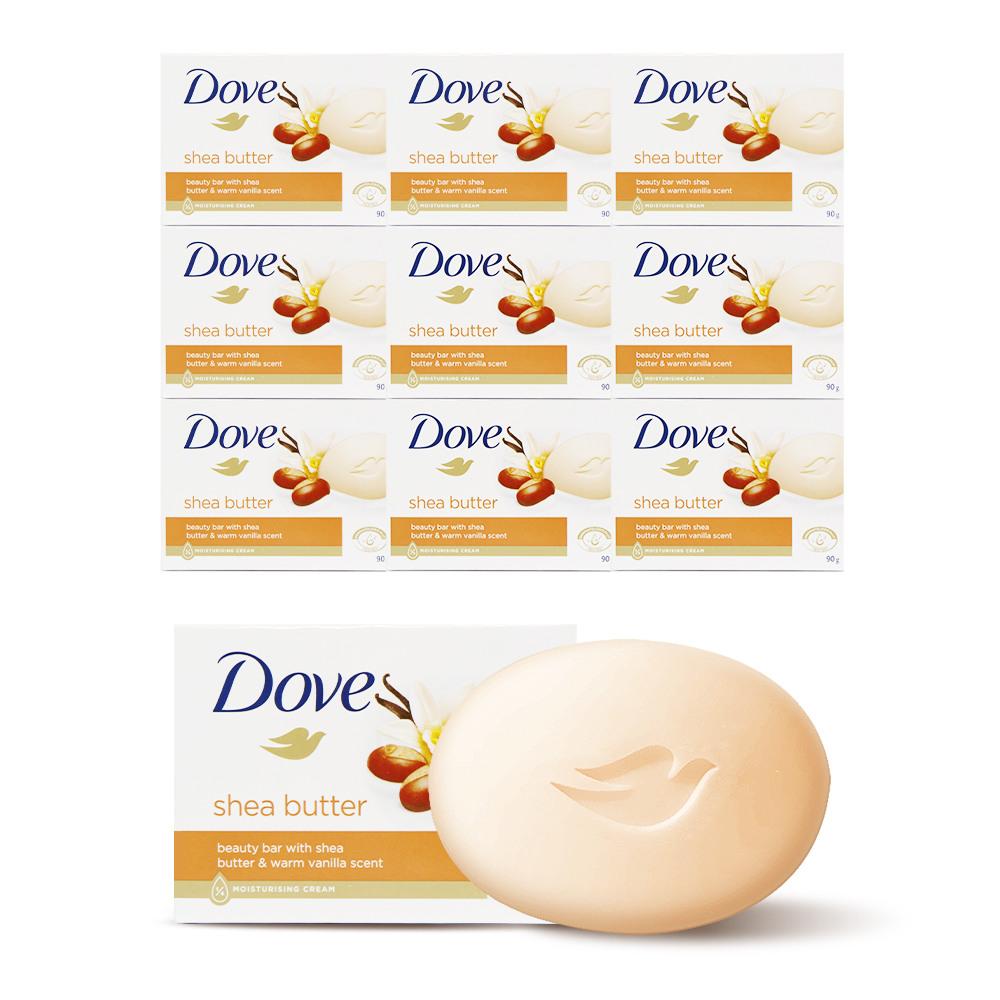 Dove Shea Butter Beauty Bar 90g x 10