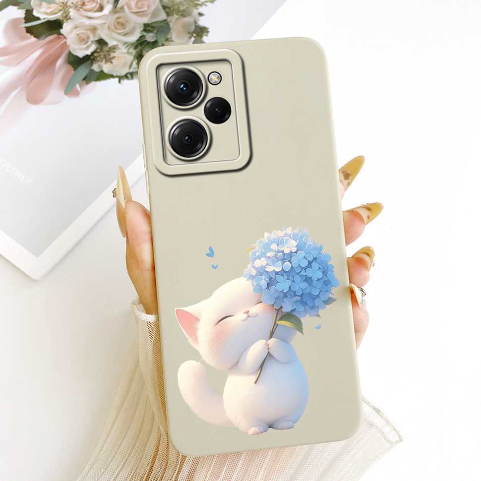Handyhülle Für Xiaomi Poco X5 Pro 5G Hülle 6.67" Silikon Weiche Rückseite Für PocoX5 Poco X5 Pro 2023 Fundas Stoßfest Hülle