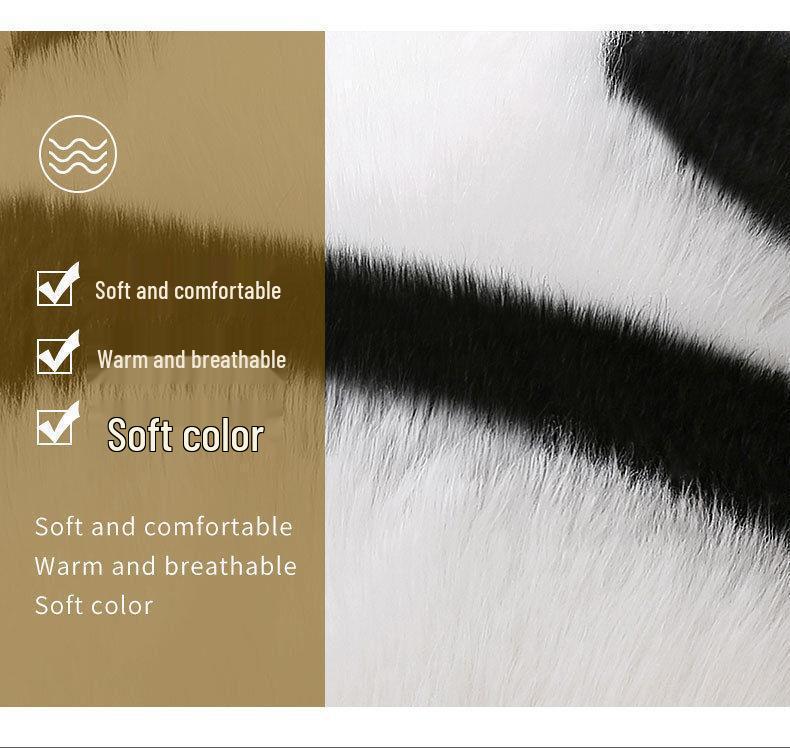 Nordic Wool Panda Hugging Pillow – Bedside Cushion & Sofa Lumbar Support