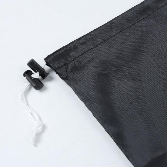 Wood Chipper Bag Thicken Fabric Wood Chip Collection Bag with Drawstring Double Rope Clip Large Capacity Reusable Sawdust