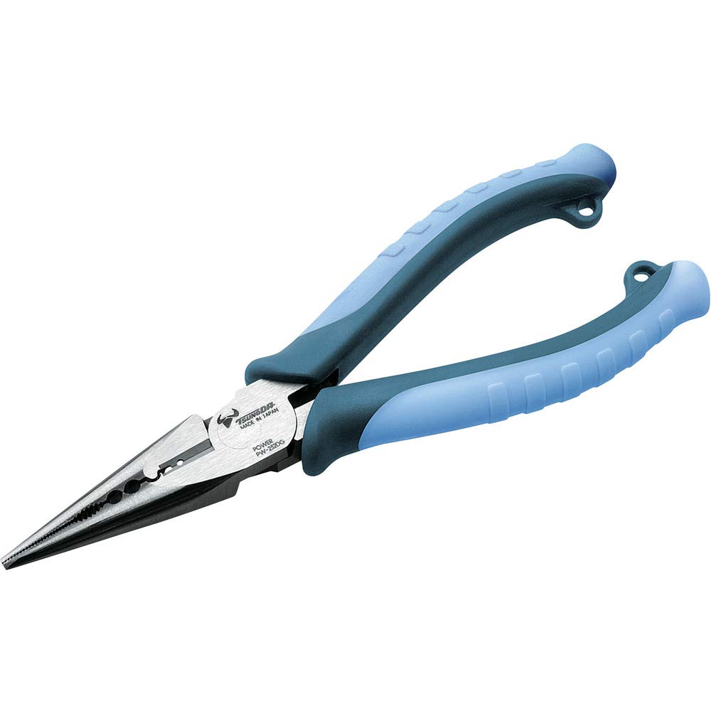 

Tsunoda TTC Power All-Purpose Long Nose Pliers, Eccentric Type, 150mm, PW-232DG