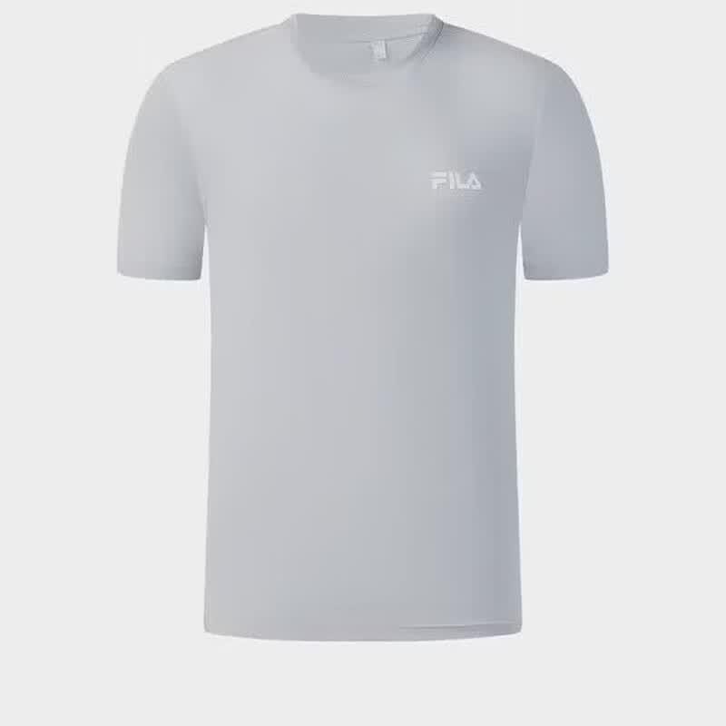 FILA Men s 2026 Summer Cooling UV Protection Knit Short Sleeve T-Shirt M