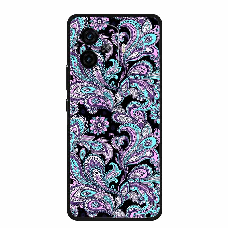 Black Silicone Case For Vivo iQOO Z9 Turbo Plus Case Z 9 Turbo Coque Soft Back Cover For Vivo iQOO Z9 Turbo Phone Case Cartoon