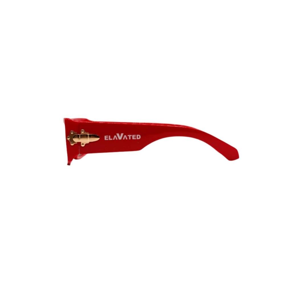 Knotwtr Men S Elavated SunglaSSeS In Foxy Red Foxy Red