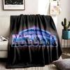 Denver Nuggets Theme Personalized Outdoor Flannel Blankets Soft And Suitable For All Seasons Perfect For Sofas Beds And Camping