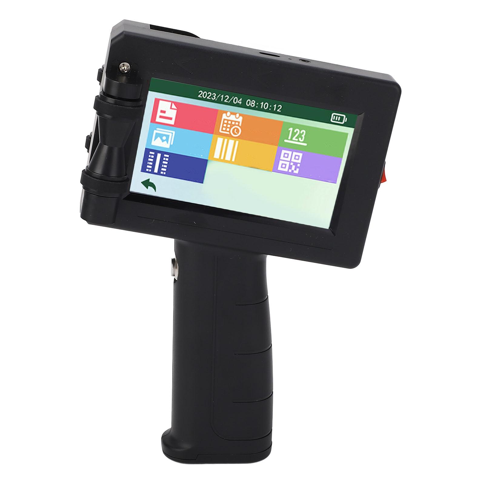 Inkjet Label Printer 12.7mm Production Date Time Batch Number Handheld Inkjet Printer