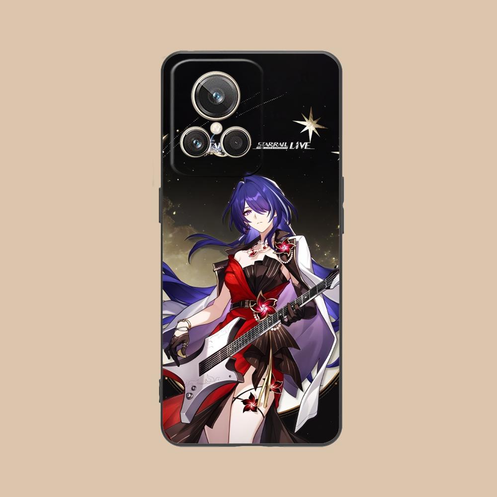 

HSR Acheron Matte TPU Mobile Phone Case for Realme 15 14 13 12 11 10 9 Pro Plus T i Lite 5G Colorful Printing Cover realme 15