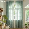 1PC LOZUJOJU French Retro Printed Tassel Curtains with Multi-color Pastoral Style Curtains for Bedroom Living Room Window Home Decor