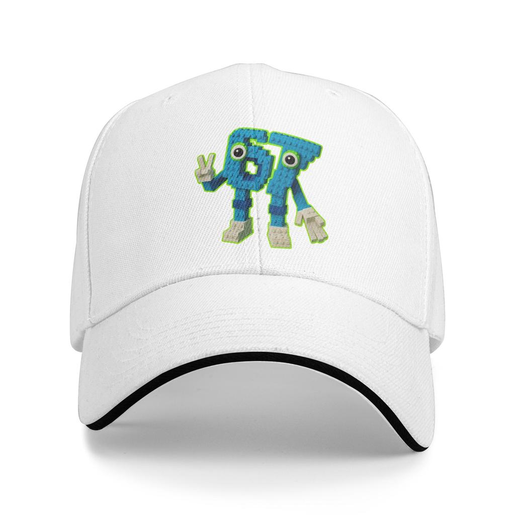 67 Meme Character Brainrot Casual Baseball Cap Summer Trucker Hat High Quality Outdoor Sports Hip Hop Hats Unisex Baseball Caps