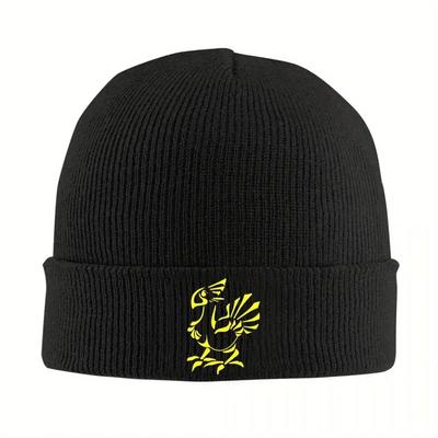 Danger Wark C-Chocobos Beanie Hats Casual Caps Unisex Adult Kpop Knitting Hat Winter Pattern Warm Beanie Hat