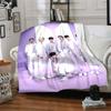 1pc Kpop Group Portrait flannel Blanket for Super Soft Cute Comfort Blanket for Travel Bedding Couch Sofa Blanket Y72327