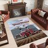 Kw Heavy Trucks Customize Your Name Area Rug Perfect for Study room Hallway Kitchen Game Room Antislip Carpet Anime Office Decor Wedding Party Gift