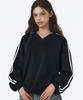 Random Off [Unisex] Sporty Track V-Neck Over Fit Sweatshirt (4Color)