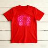 Pink Out Splash Star Heart Letter Graphicunisex Summer Cotton T Shirt Breast Cancer Support Sport Short Sleeve Garment