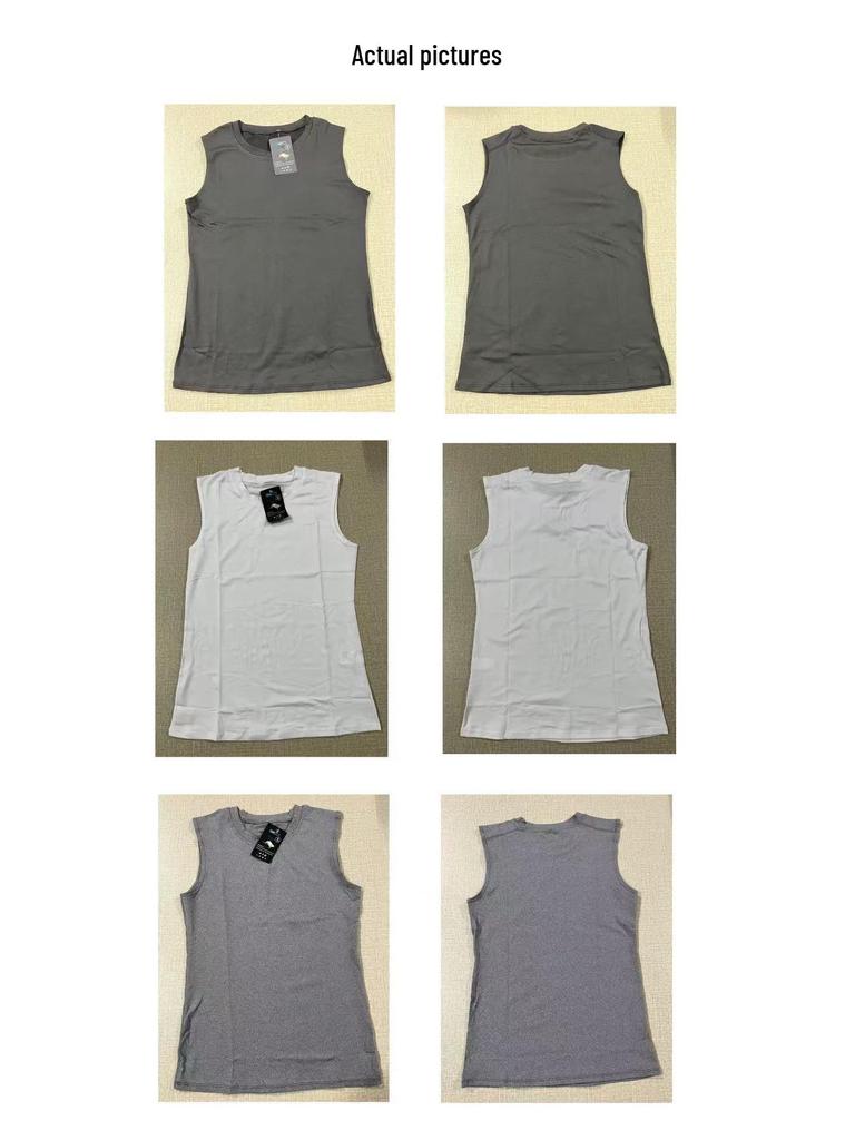 Summer Basketball Fitness Tank Top - Breathable, Quick-Dry, Sweat-Wicking, High-Elastic Sleeveless Tee