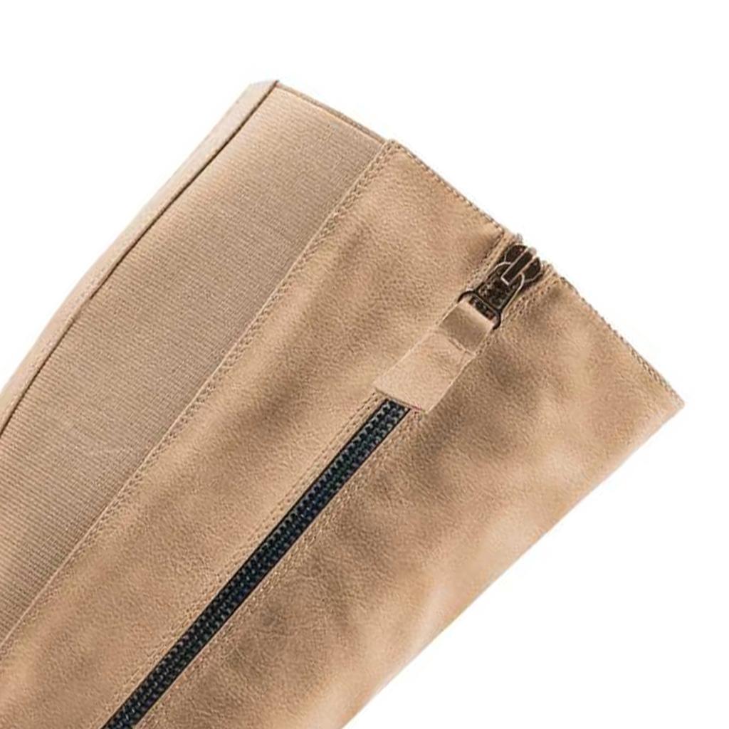 Where's That From Kvinner/damer Lara kunstskinn-sideglidelåsstøvler med mid legg