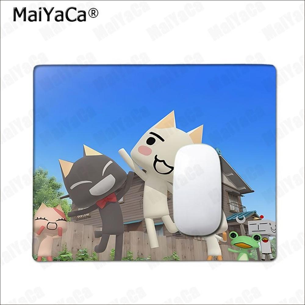 Cute Toro Inoue Cat  Mousepad Rubber Small Thickened Mouse Pad Gaming Keyboard Table Mat Office Supplies Room Decor Mouse Carpet