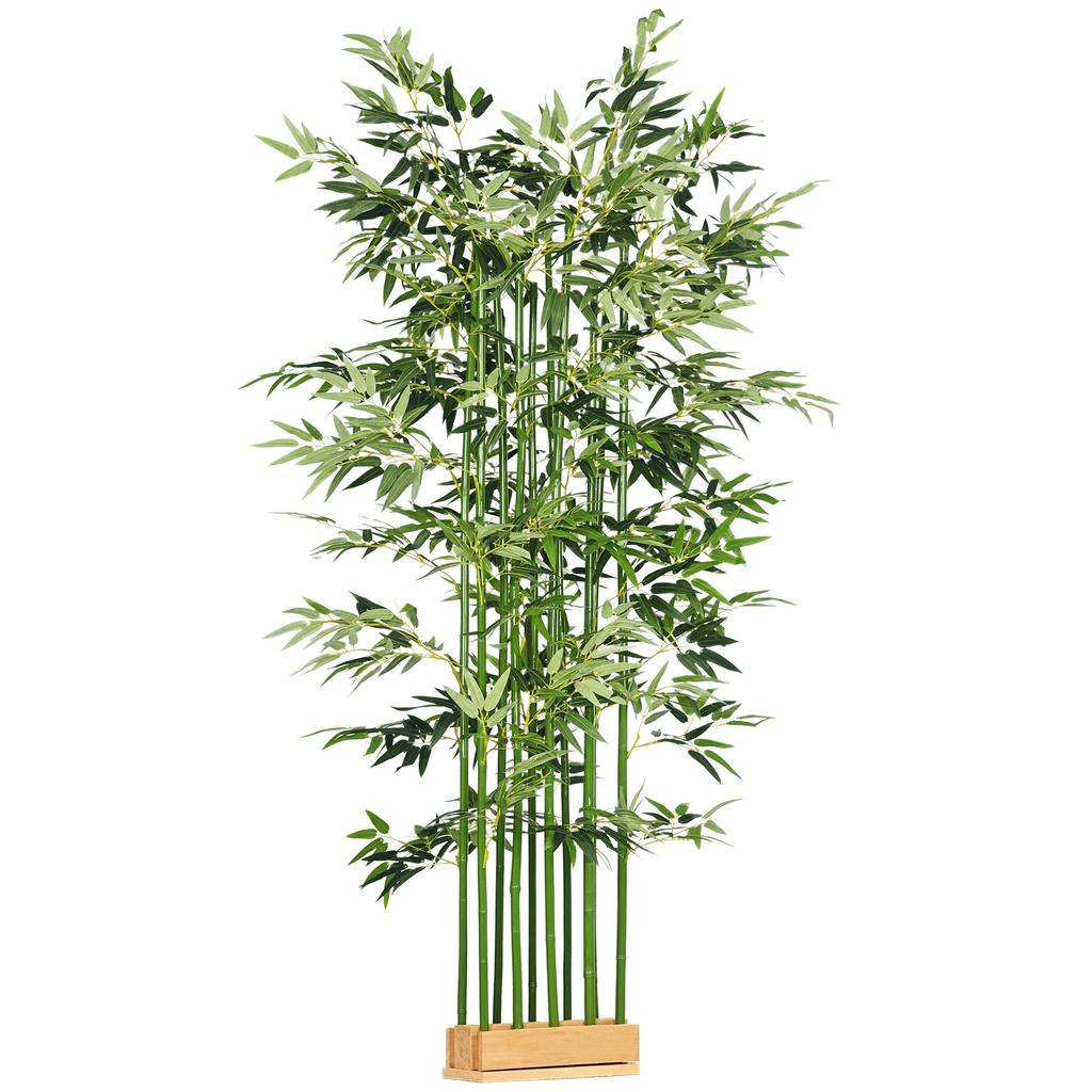 Artificial Bamboo, Artificial Plant, Decorative Plant, Realistic Look, Low Maintenance, for Home Use, 180 Cm High, Green