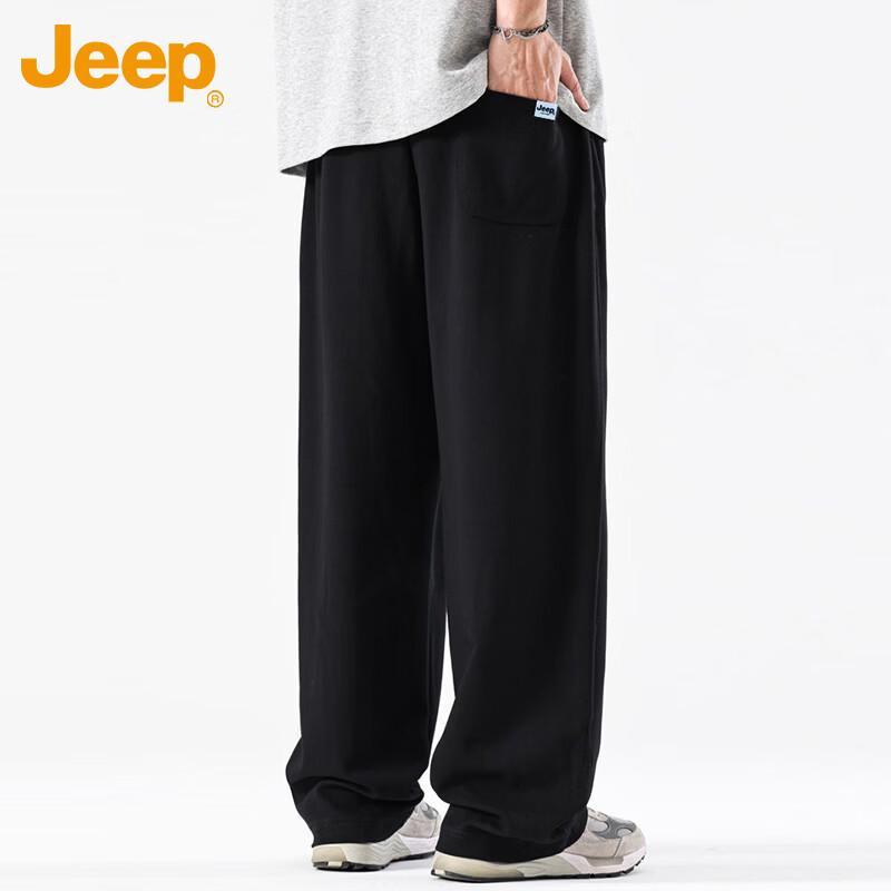 JEEP Men's Loose Straight Leg Casual Sports Pants