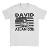 Unisex Unisex Vintage David Allan Coe T Shirt  Pure Cotton Clothing Awesome Short Sleeve Round Neck Tee Shirt New Arrival Tshirts