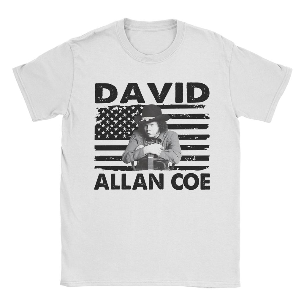Unisex Unisex Vintage David Allan Coe T Shirt Pure Cotton Clothing Awesome Short Sleeve Round Neck Tee Shirt New Arrival Tshirts