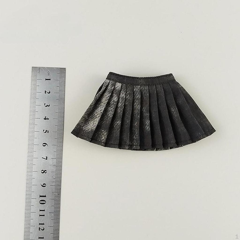 1/6 Female Pleated Skirt Doll Model Clothes Accessory Prop Soft Casual Dressing up Trendy Portable