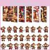 Christmas Series 24day Advent Calendar With Cartoon Monkey Acrylic Ornaments For Festive Decor