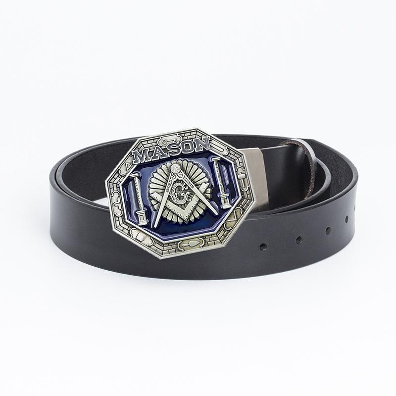 Men's Personalized Belt Fashion Trend Belt Pure Cowhide Belt