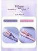 French Water Wave Deep V Curling Iron - 32mm Egg Roll Design, Long-Lasting Style, Hair-Safe