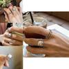 Adjustable 2023 Luxe Baroque Pearl Ring For Women Vintage Style Fashion Statement