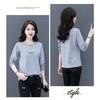 Round Neck Pure Cotton Long-sleeved Women's Spring and Autumn Thin New Loose Bottoming Shirt Top