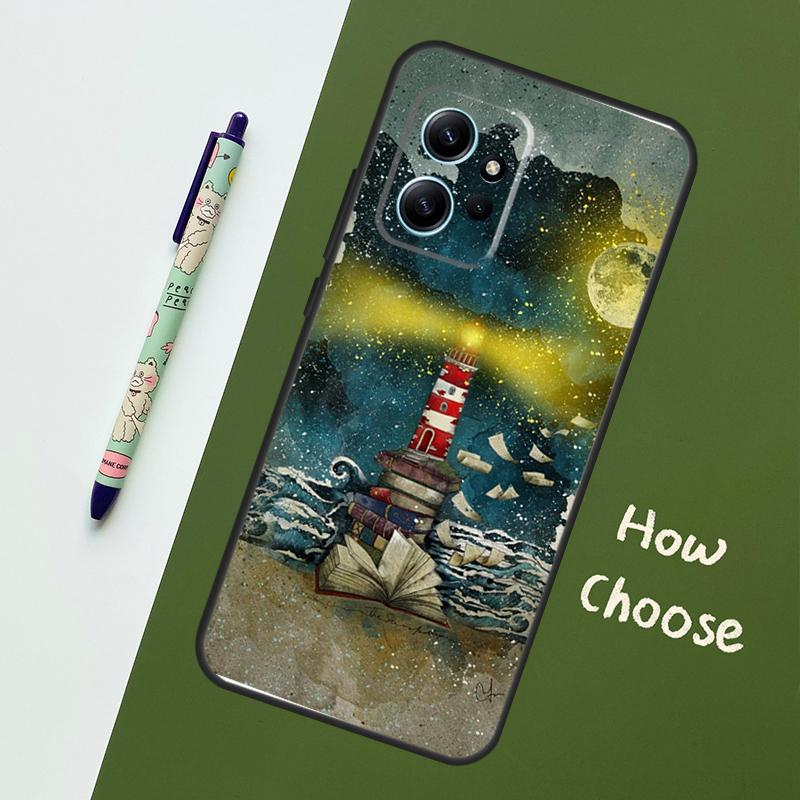 Lighthouse Case For Xiaomi Redmi Note 14 10 11 12 13 15 Pro Plus Cover For Redmi 15 15C 14C 12C 10C 13C