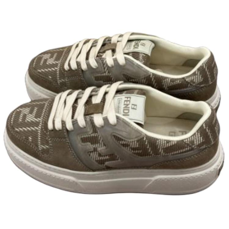FENDI Match Panelled Low Top Sneakers Women's 8E8572ASAYF1RUN