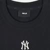 New MLB Set-in Sleeve T-Shirt Unisex Black 3FTSB0443-50BKS