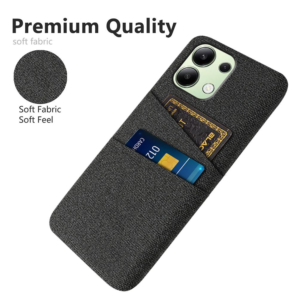 For Xiaomi Redmi Note 13 4G Phone Case Hard Protective Cover with Dual Card Holder