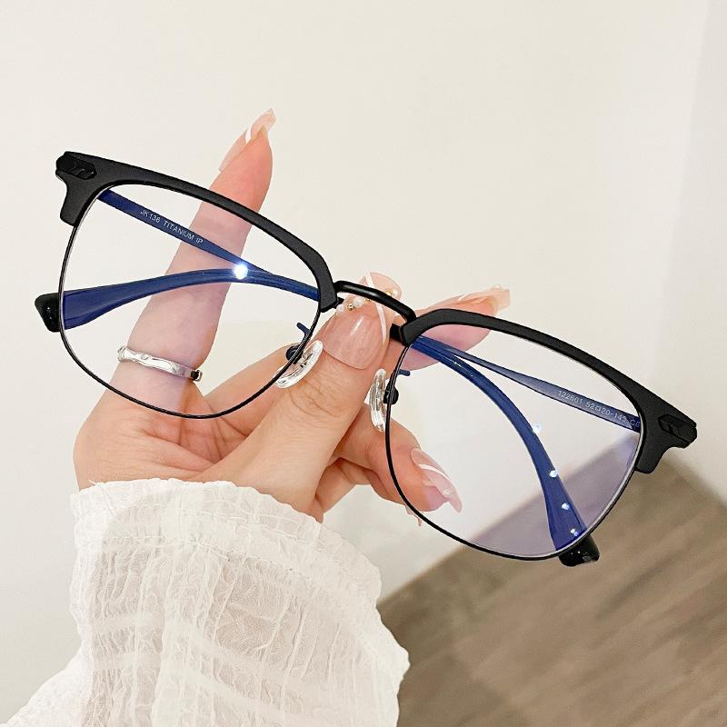 -1,0 1,5 2,0 Til 4,0 Svart ferdige nærsynthetsbriller Menn Kvinner Gjennomsiktige briller Reseptbelagte kortsynte briller
