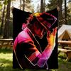 1pc Dance Legend Michael Jackson Outdoor Blanket Lightweight Flannel, Soft & Warm, All-Season Use for Sofa, Outdoor, Camping, Living Room021