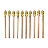 10Pcs/Set Air Conditioner Refrigeration Access Valves Copper Tube Filling Parts