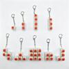 Relaxing Caramel Bread Design Fidget Keychain Diy Keyboard Keycap Finger Keyboard Cap Relief Stress Pass The Time Clicker Adult