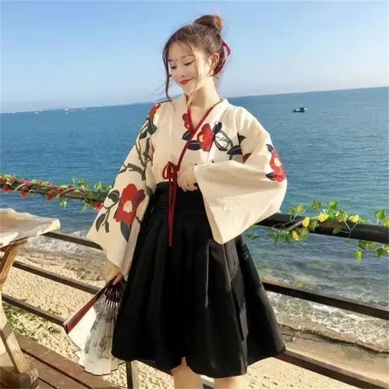 Kimono Ziedu Meitene Japāņu Ziedu Apdruka