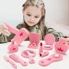Children's Wooden Makeup & Jewelry Role-Playing Set for Girls