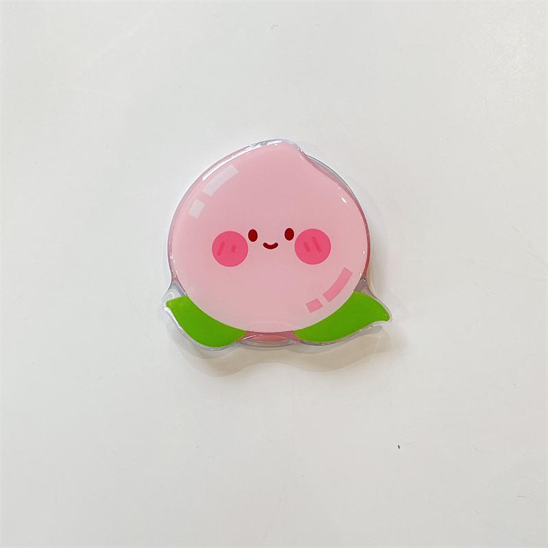 

Korean Cute Cartoon Fruit Magnetic Holder Grip Tok Griptok Phone Stand Holder Support For iPhone 15 14 For Pad Magsafe Smart Tok