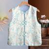 Gilet Jacquard Elegante da Donna Stile Cinese Collo alla Mandarina Bottone a Rana Abbigliamento Vintage