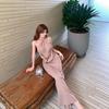 French Gentle Wind, High Sense, Sleeveless Neck Temperament Dress, Generous and Decent, Beautiful Small Skirt Summer