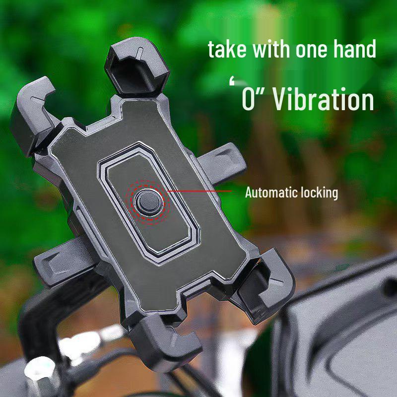 Electric Bicycle/Motorcycle Shockproof Navigation Mount Rearview Mirror чёрный